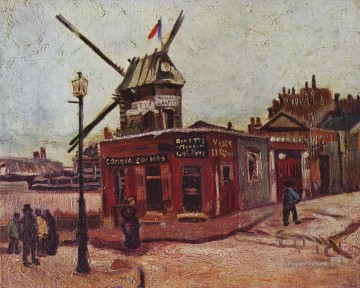 Vincent Van Gogh Painting - The Moulin de la Galette Vincent van Gogh